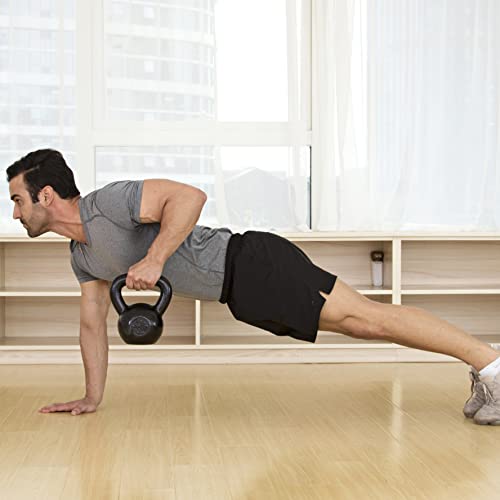 JFIT Kettlebell Weights - 5-60lbs Options for Ballistic Exercise, Core Strength, Functional Fitness, Weight Training