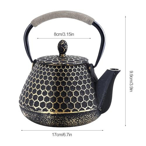 Honeycomb Pattern Tea Kettle with Tea Leaf Infuser