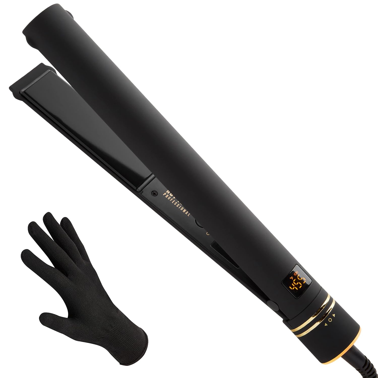 Hot Tools Pro Artist Black Gold Ionic Flat Iron for Salon Hair