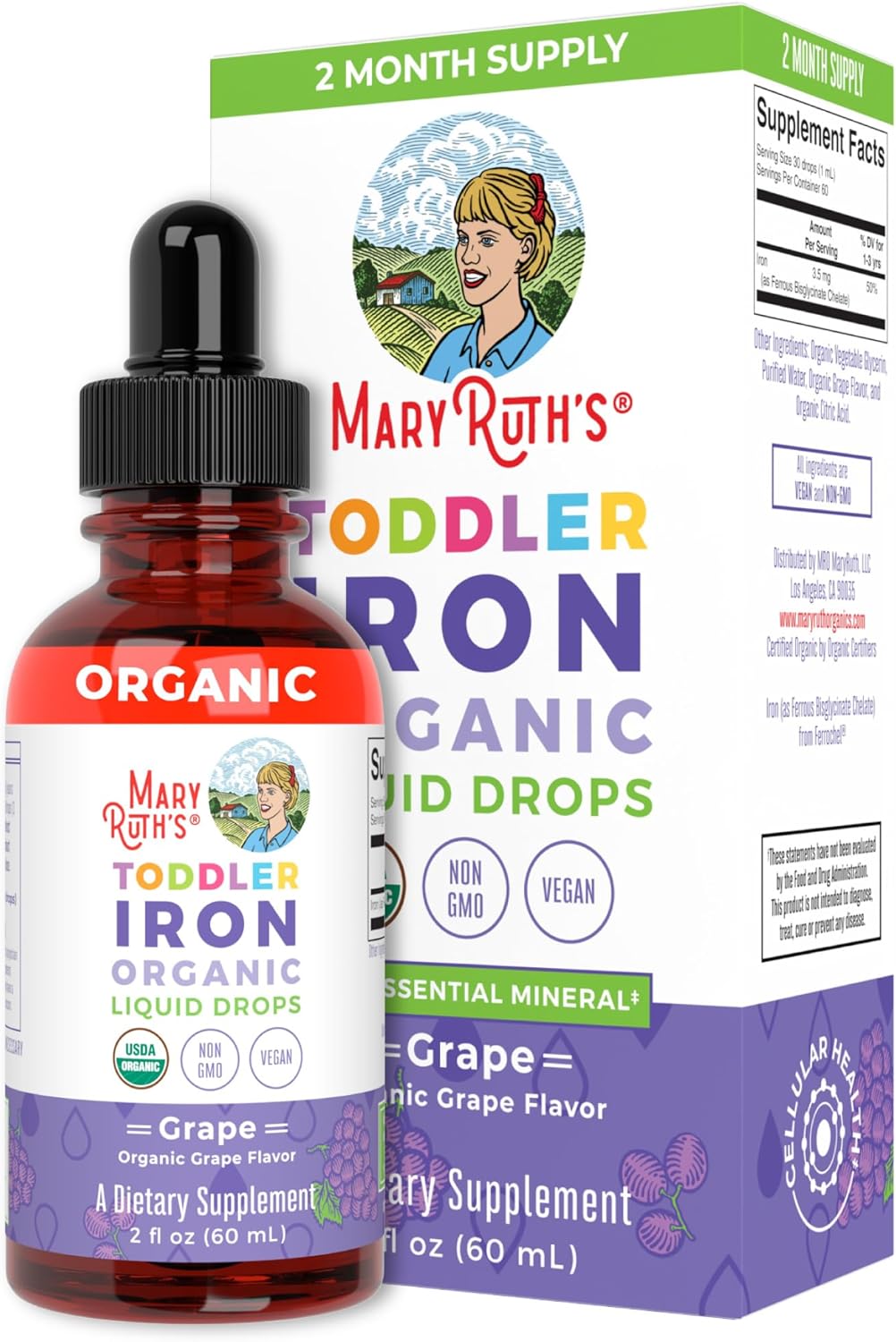 Toddler Iron Supplement | Ferrochel Iron for Children 1-3 Years