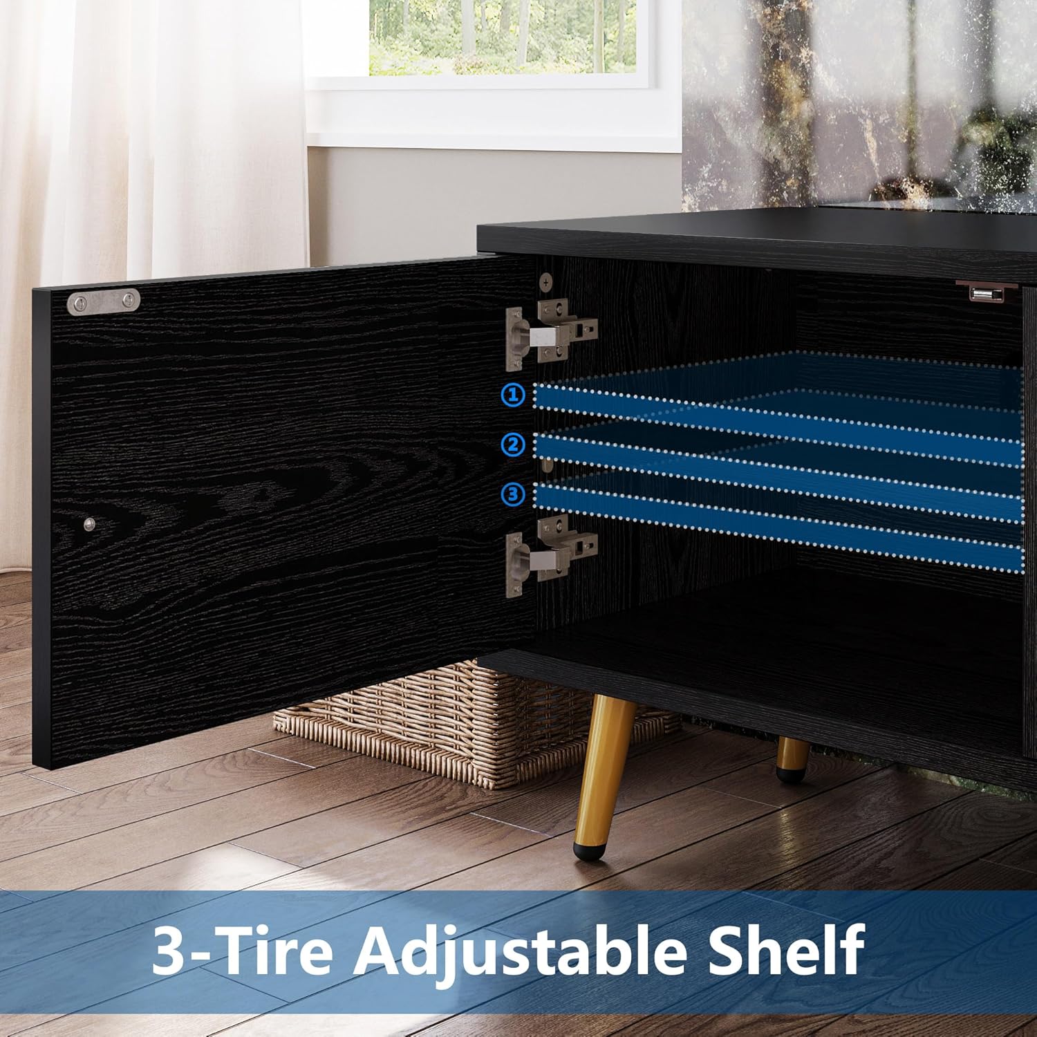 Modern TV Stand for 65-75 inch TVs